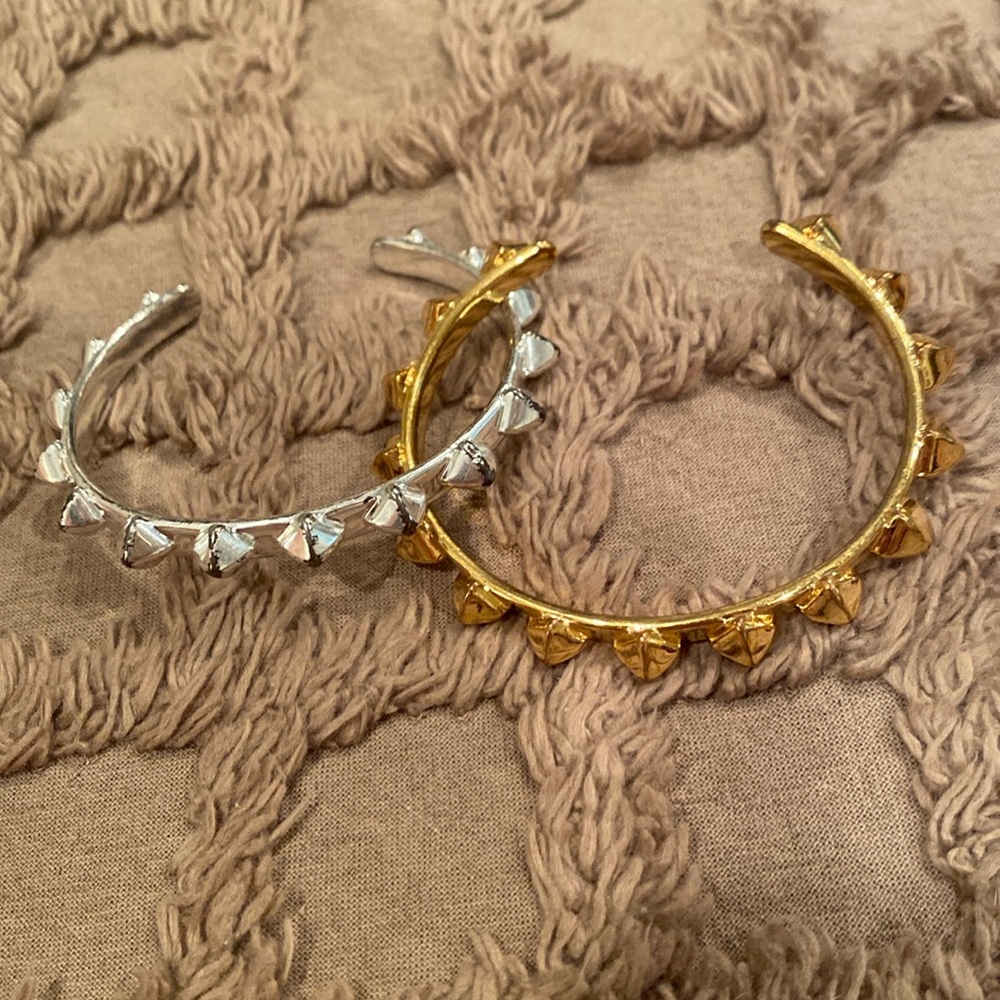 Stella & Dot Spike Cuff Bracelets